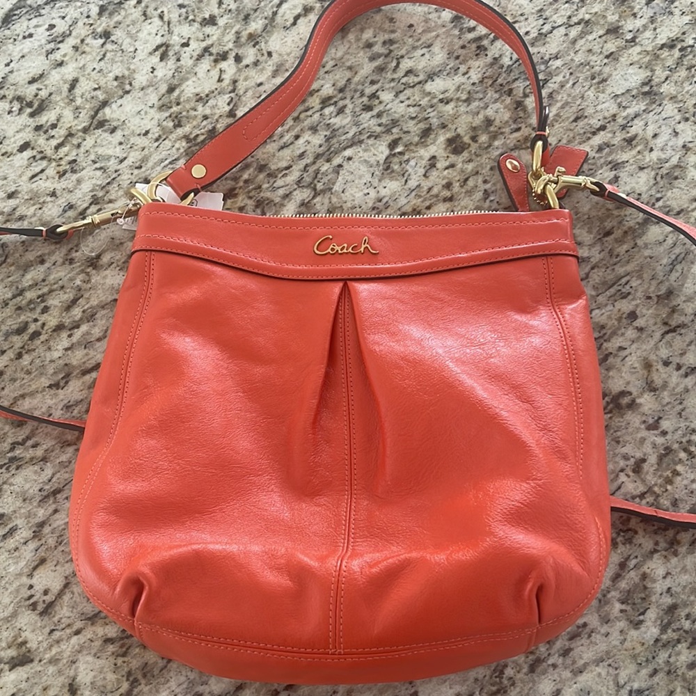 Beautiful Orange Coach Handbag!